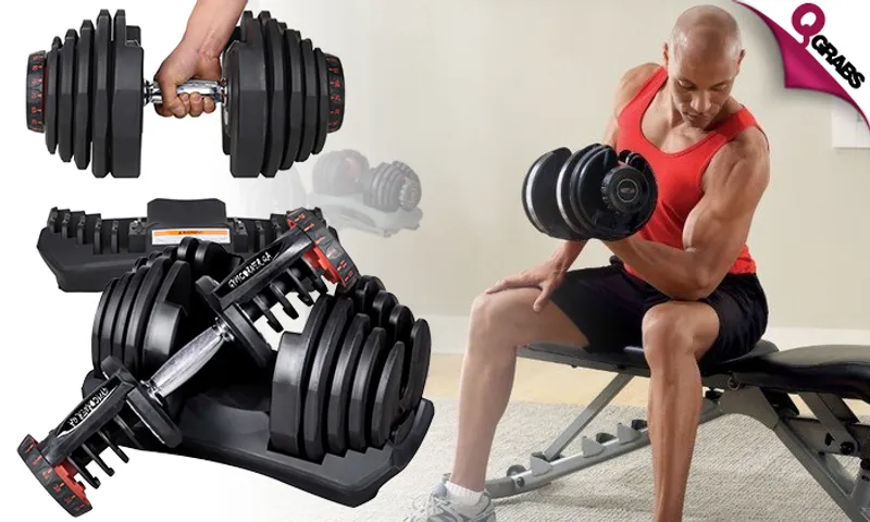 40kg Adjustable Dumbbells!